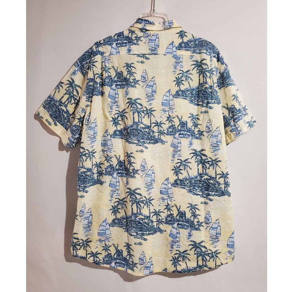 Izod Saltwater Mens Lot of 2 Casual Button Down Polo Shirts Size XXL Tropical - Picture 4 of 13